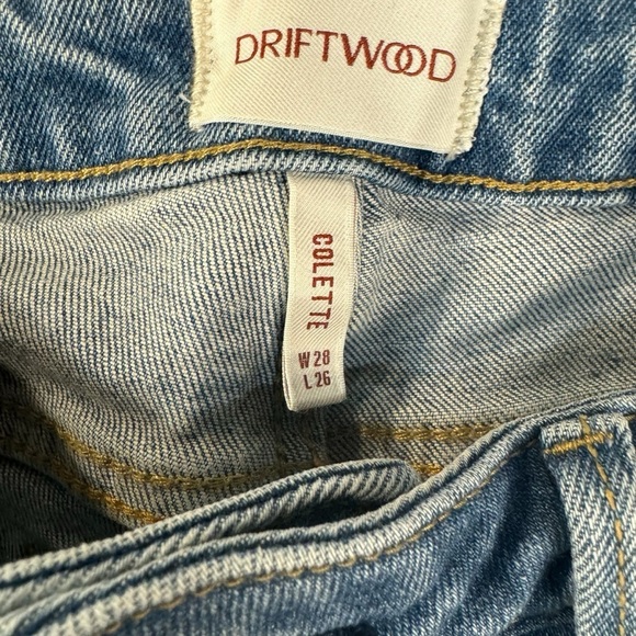 Driftwood Collette Embroidered Boho Hippie Gypsy Denim Jeans Womens Size 28 - Picture 2 of 7